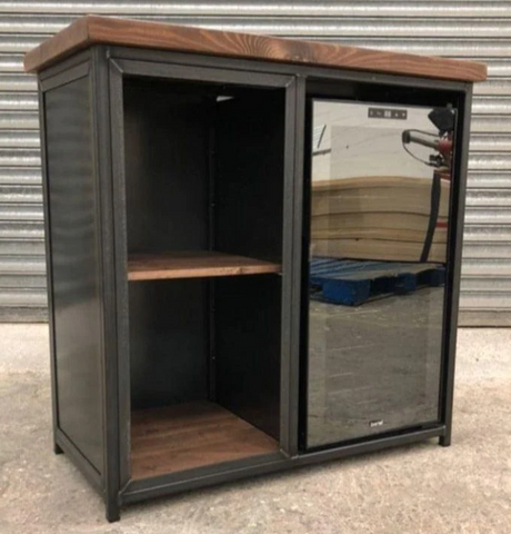 drinks cabinet with wine fridge