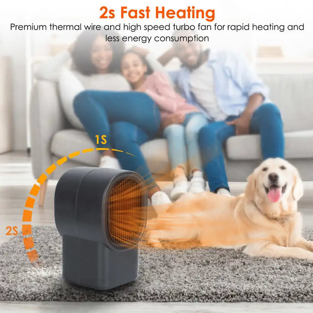 with Led Display Wall Outlet Electric Heater with Adjustable Thermostat and  Timer for Home Office Indoor Use With Remote Control 500 Watt ETL Approved  5 Core PIH