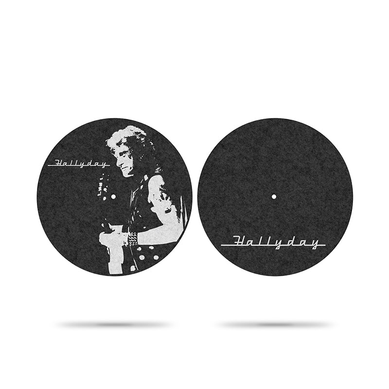 Feutrine protège plateau platine vinyles Johnny Hallyday - Elipson