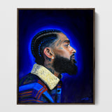 NipseyHussle The Marathon Continues Canvas And Poster, Wall Decor Visual Art, My Poster Wall