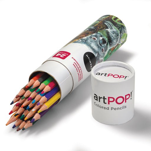 Leader Premium Pre-Sharpened Colored Pencil Set - 48 Colors