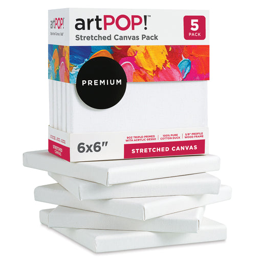 artPOP! Canvas Pad - 9 x 12, 10 Sheets