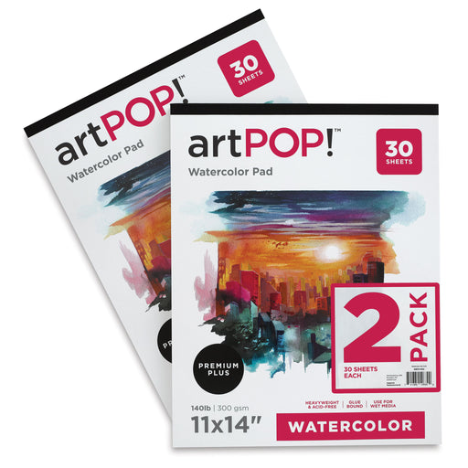 Watercolor Pads, 5-1/2 x 8-1/2, Pack of 2