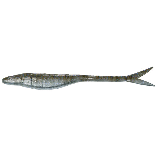 Googan Saucy Swimmer Swimbait - 3.3 8pk Electric Shad lifelike action