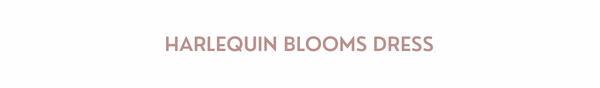Harlequin Blooms Dress