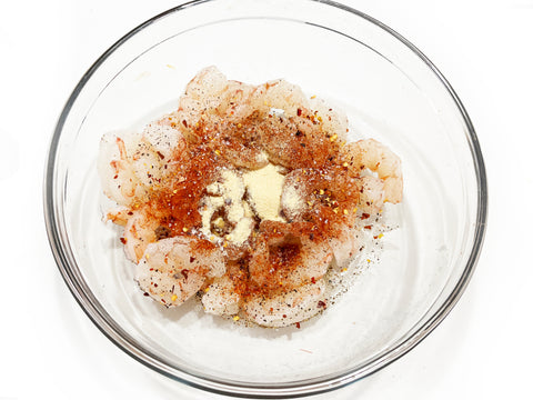 seasoned shrimp for risotto