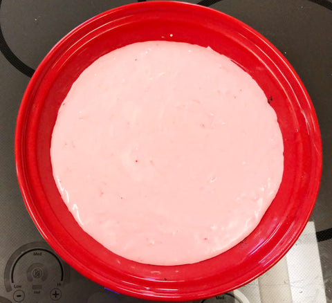 add filling to pie crust deep dish red pie dish candy cane pie