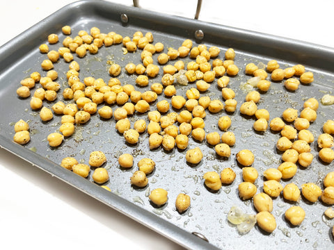 baking chickpeas on nonstick griddle
