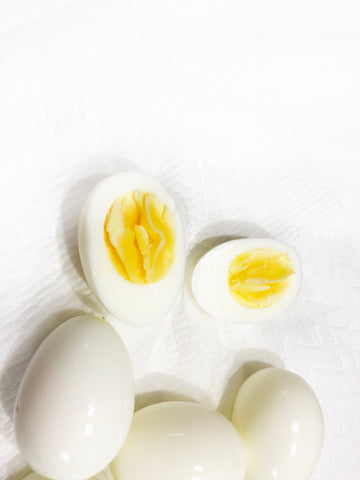 huevos cocidos para ensalada con juego de hierro fundido de 3 piezas