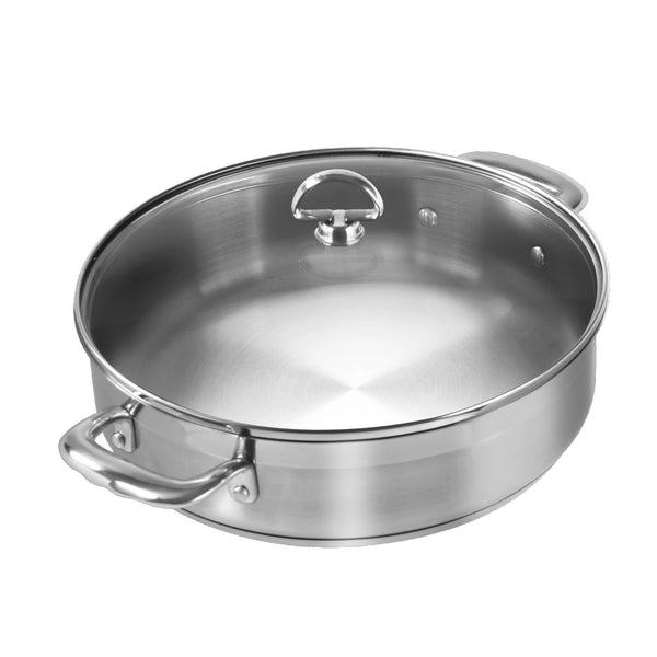 induction 21 stainless steel 5 quart sautuese