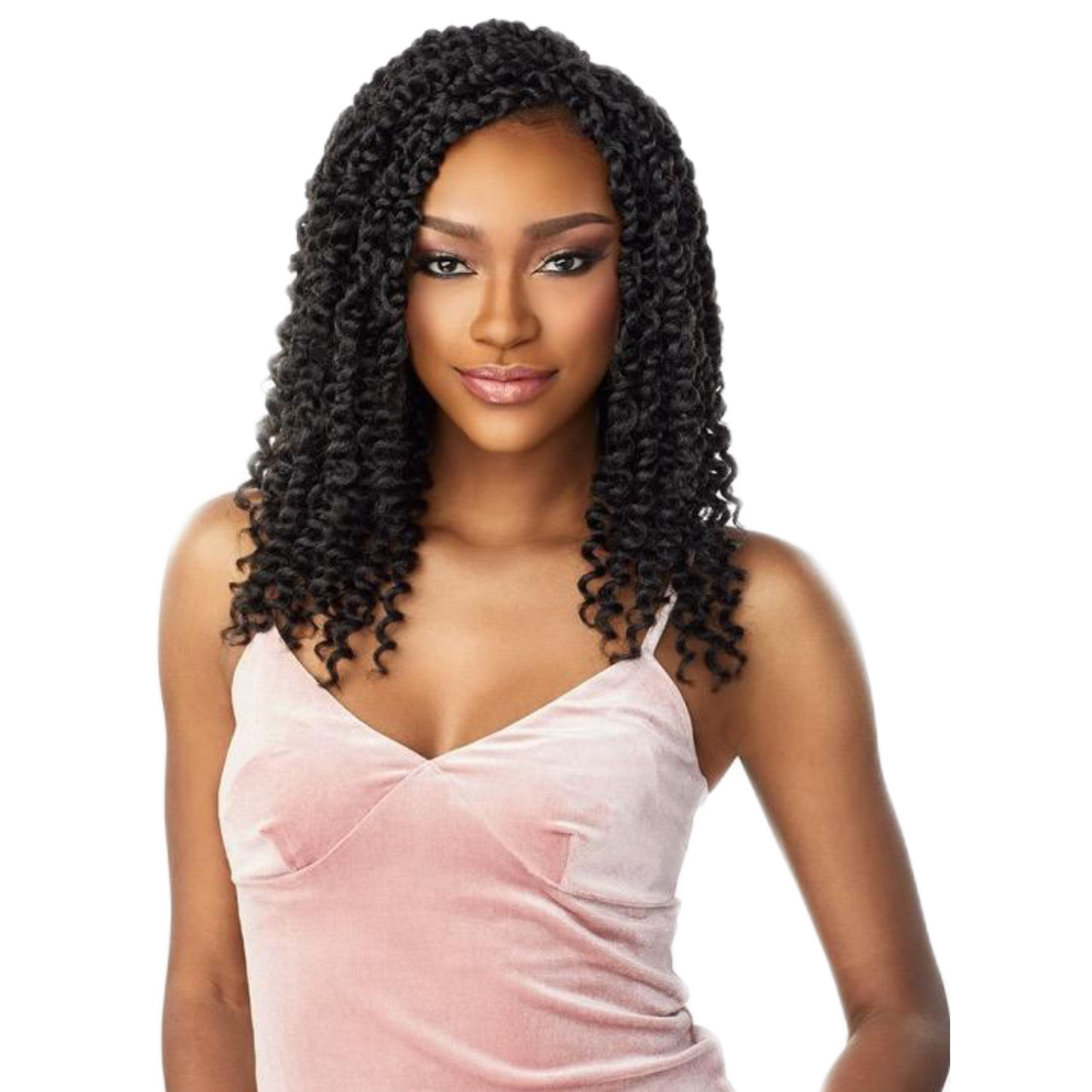 LULUTRESS BOX BRAID PASSION TWIST 12" PRELOOPED CROCHET HAIR Super