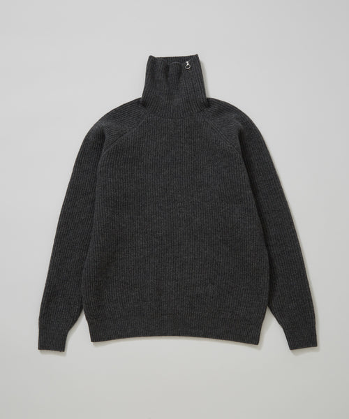 BIOTOP(ビオトープ) / 【AURALEE】 MILLED FRENCH MERINO RIB KNIT ZIP 