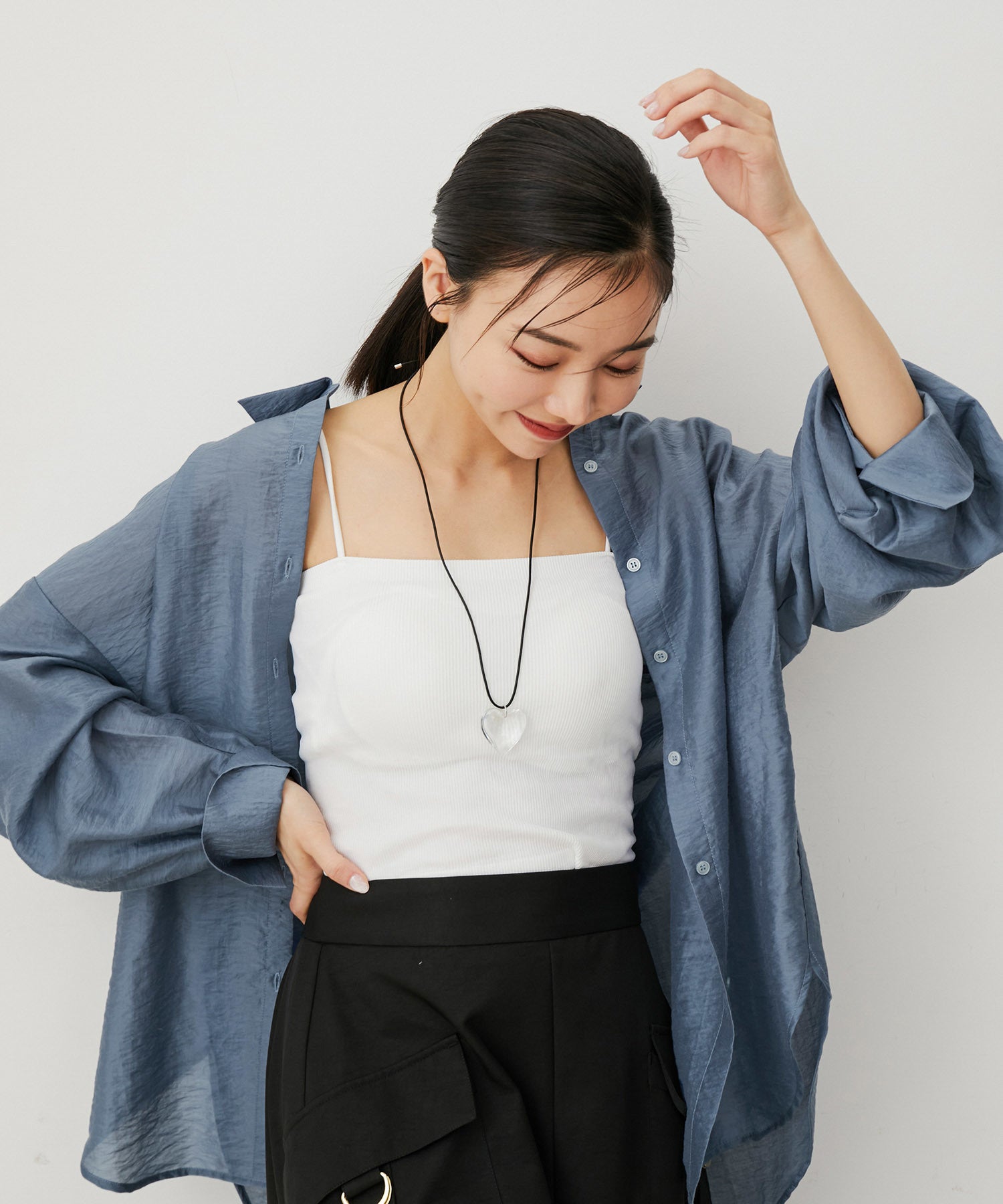 シャギー シアーシャツ shaggy sheer shirtsトップス - シャツ