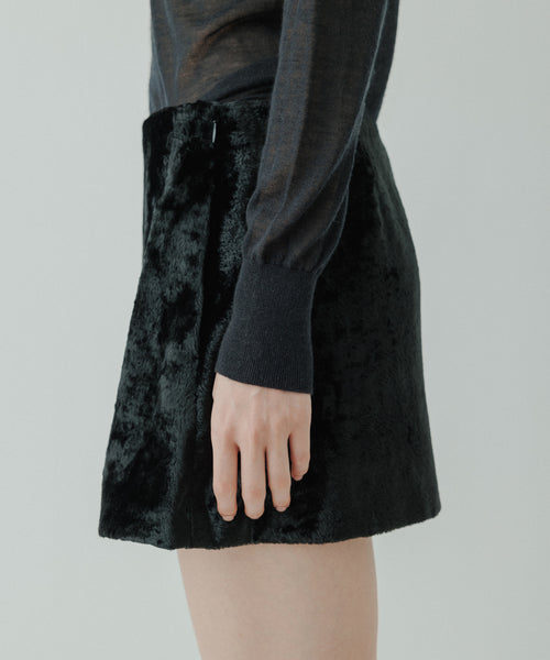 BIOTOP / 【yo BIOTOP】Velvet mini skirt (スカート / スカート) 通販 ...