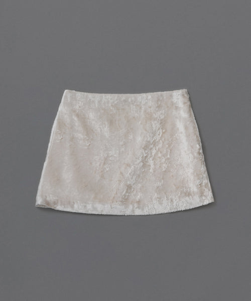 BIOTOP / 【yo BIOTOP】Velvet mini skirt (スカート / スカート) 通販 ...