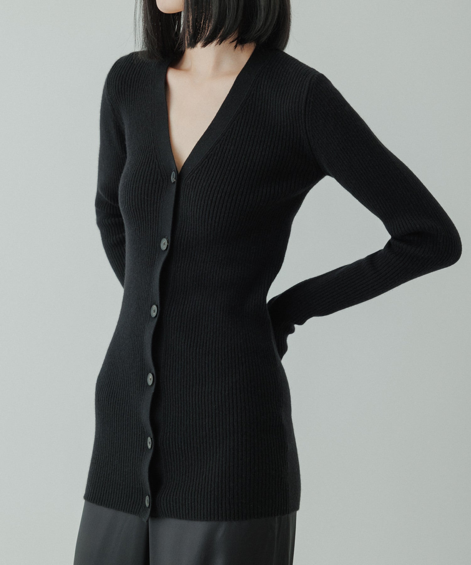 yo BIOTOP cotton silk arm cardigan | nate-hospital.com