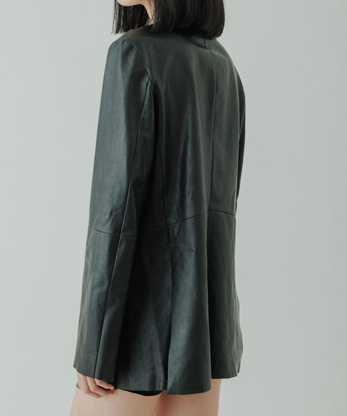 BIOTOP / 【GABRIELA COLL GARMENTS for yo BIOTOP】BLACK LEATHER