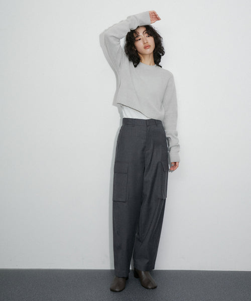 カラーブラックオーラリー　BRUSHED RASCHEL MOLE KNIT