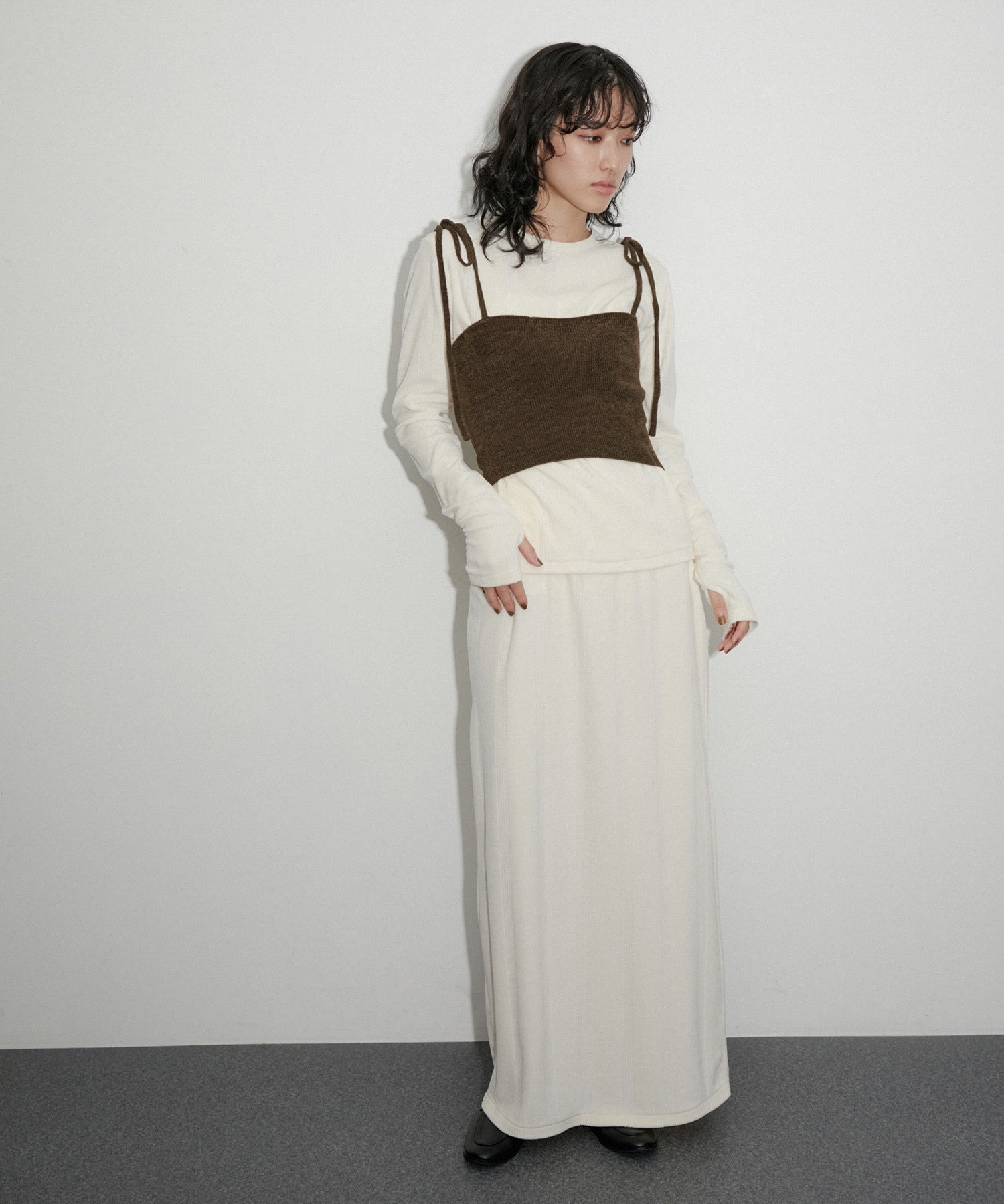 【PHEENY(フィーニー)】 Wholegarment camisole