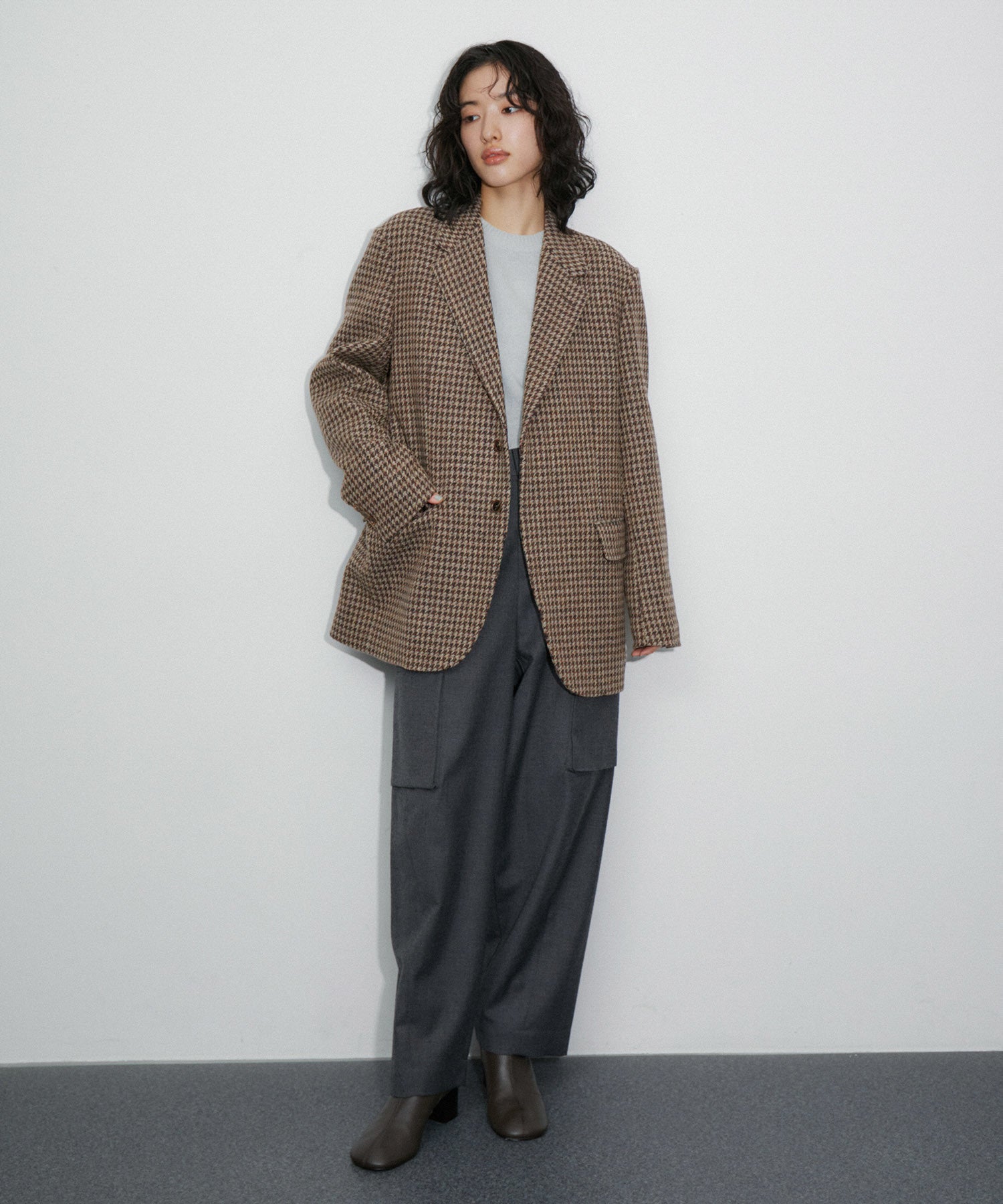 【公式サイト限定】【AURALEE】BRITISH WOOL TWEED OVER