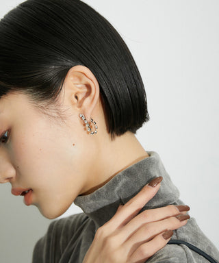 ADAM ET ROPÉ FEMME / 【BAR JEWELLERY】DRIFT ゴールドピアス