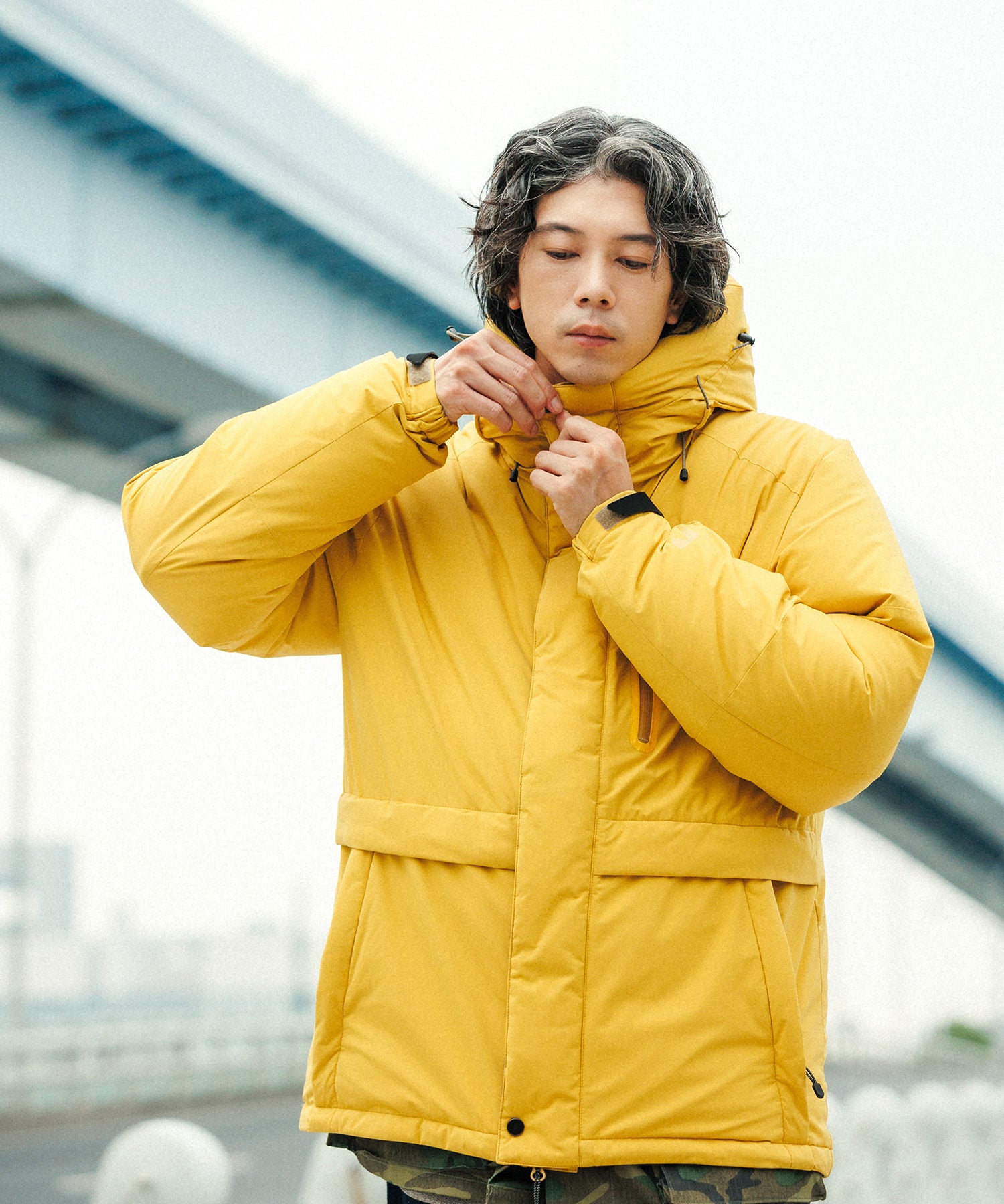 NANGA』W-NAME 3層ラミネート DOWN JACKET-