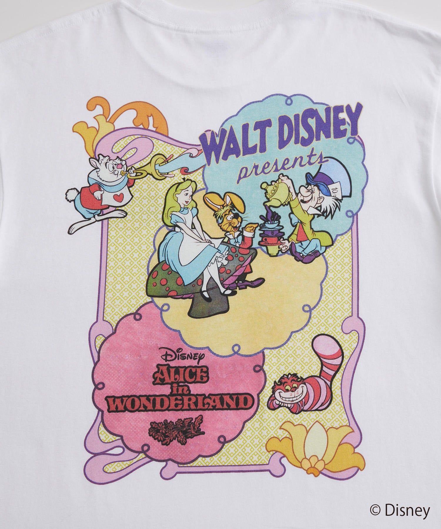 Disney100】別注ロングスリーブTシャツ / ピノキオ / ふしぎの国の