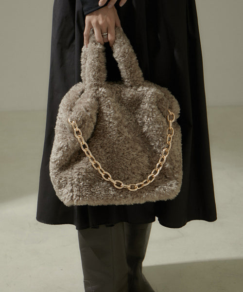 SALON adam et ropé / 【helen Moore】joy bag with chunky chain 50cm