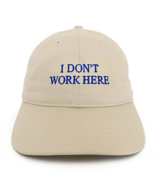 bonjour records / IDEA/アイデア I DONT WORK HERE CAP (帽子 ...