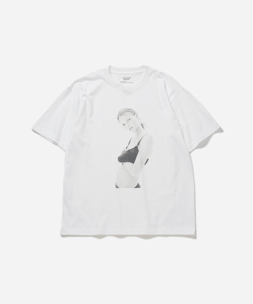 袖丈半袖Kate Moss by David Sims Photo Tシャツ