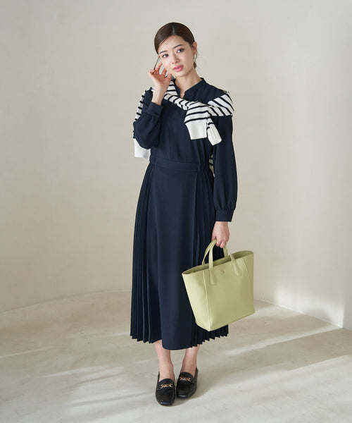 ROPÉ PICNIC / 【VERYweb掲載商品】サイドプリーツキーネック