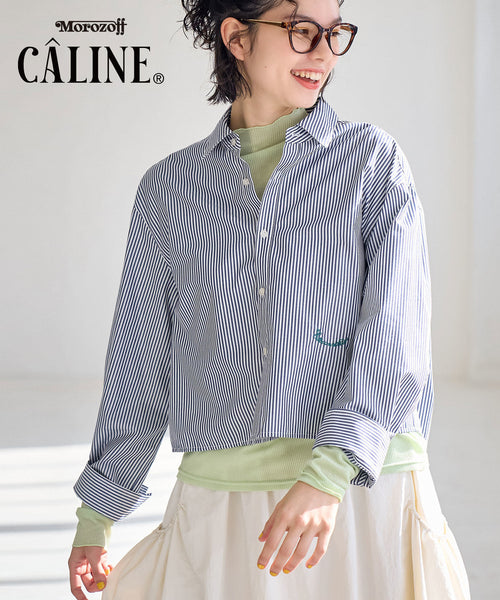 ROPÉ PICNIC / CALINE×ROPE' PICNIC/UVカットクロップド丈シャツ