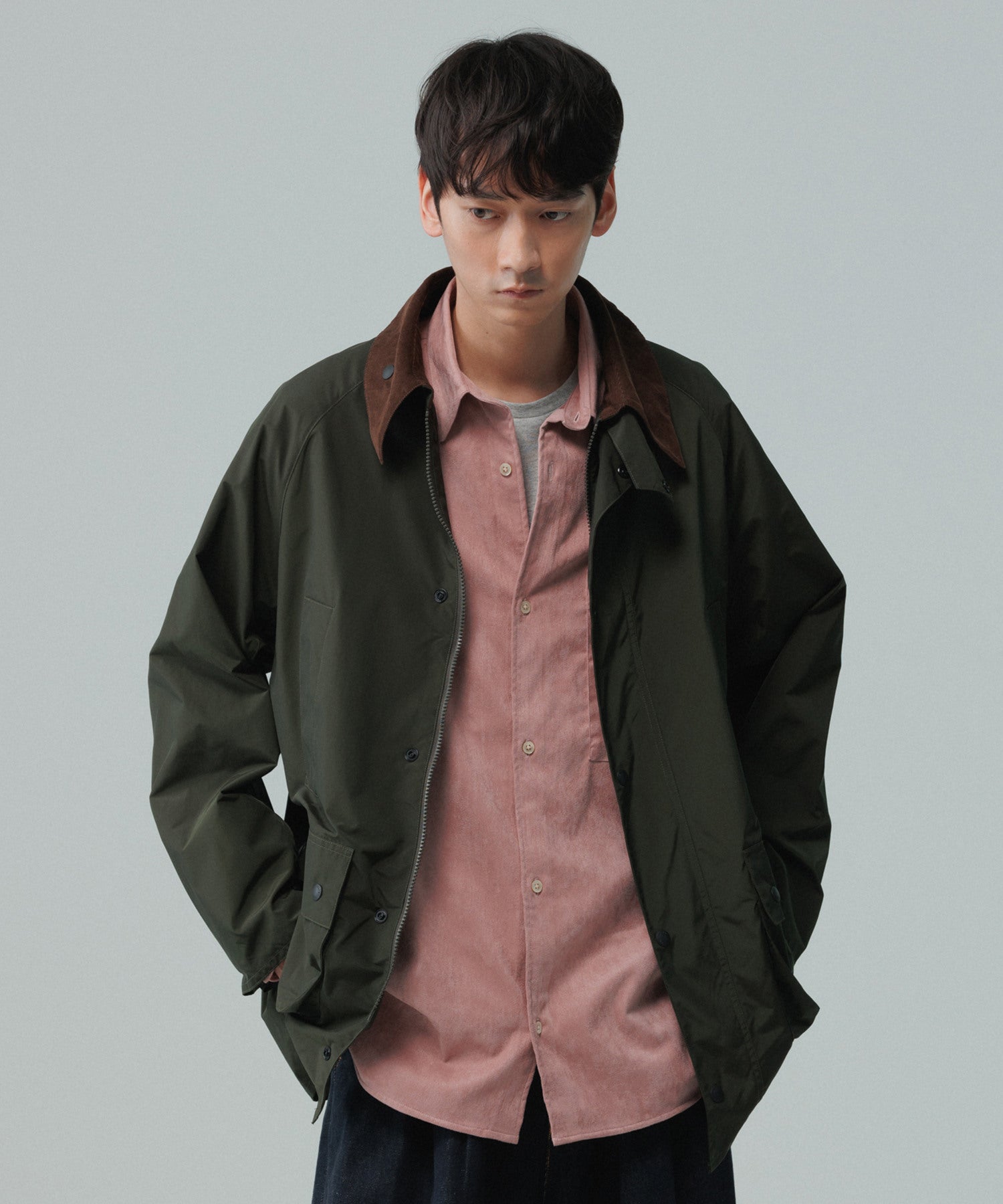 別注》【Barbour for TRAVELCOUTURE】EXCLUSIVE PACKABLE OVERSIZE 