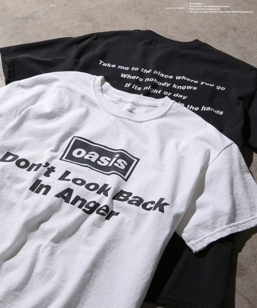 まとめ買い割引中　oasis リリックTシャツ　サイズM