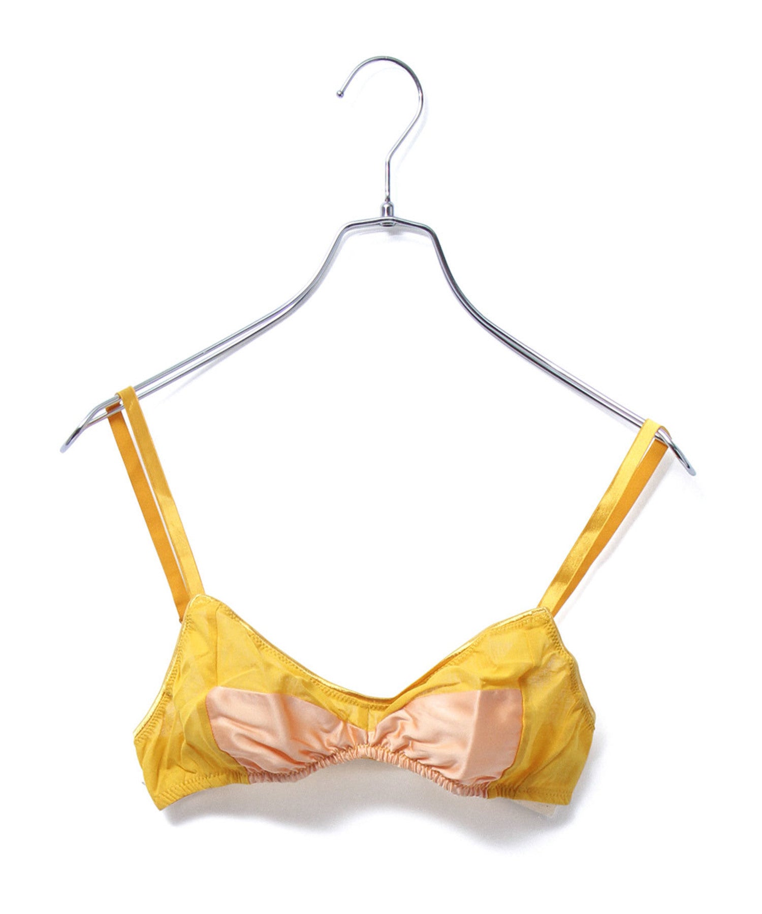 Araks + Yanelis Cotton And Stretch-Silk Triangle Bra