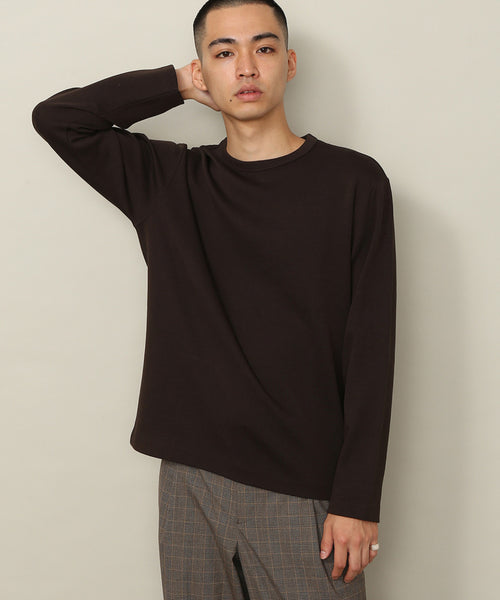 ADAM ET ROPÉ HOMME / デラヴェミラノリブクルーネックTシャツ