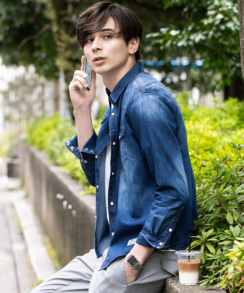 SALE37%OFF SUAVELEシュアーヴルOVER DENIM SHIRT オーバーデニム