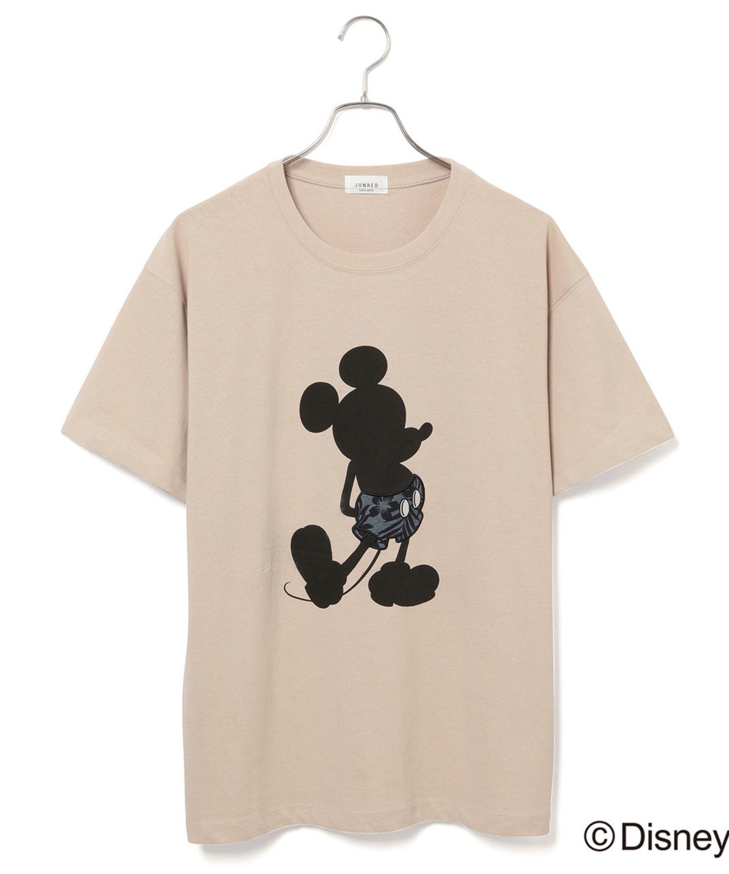 Junred Mickey Mouse ミッキーマウス シルエットミッキー別地使いtシャツ トップス Tシャツ カットソー 通販 J Adore Jun Online