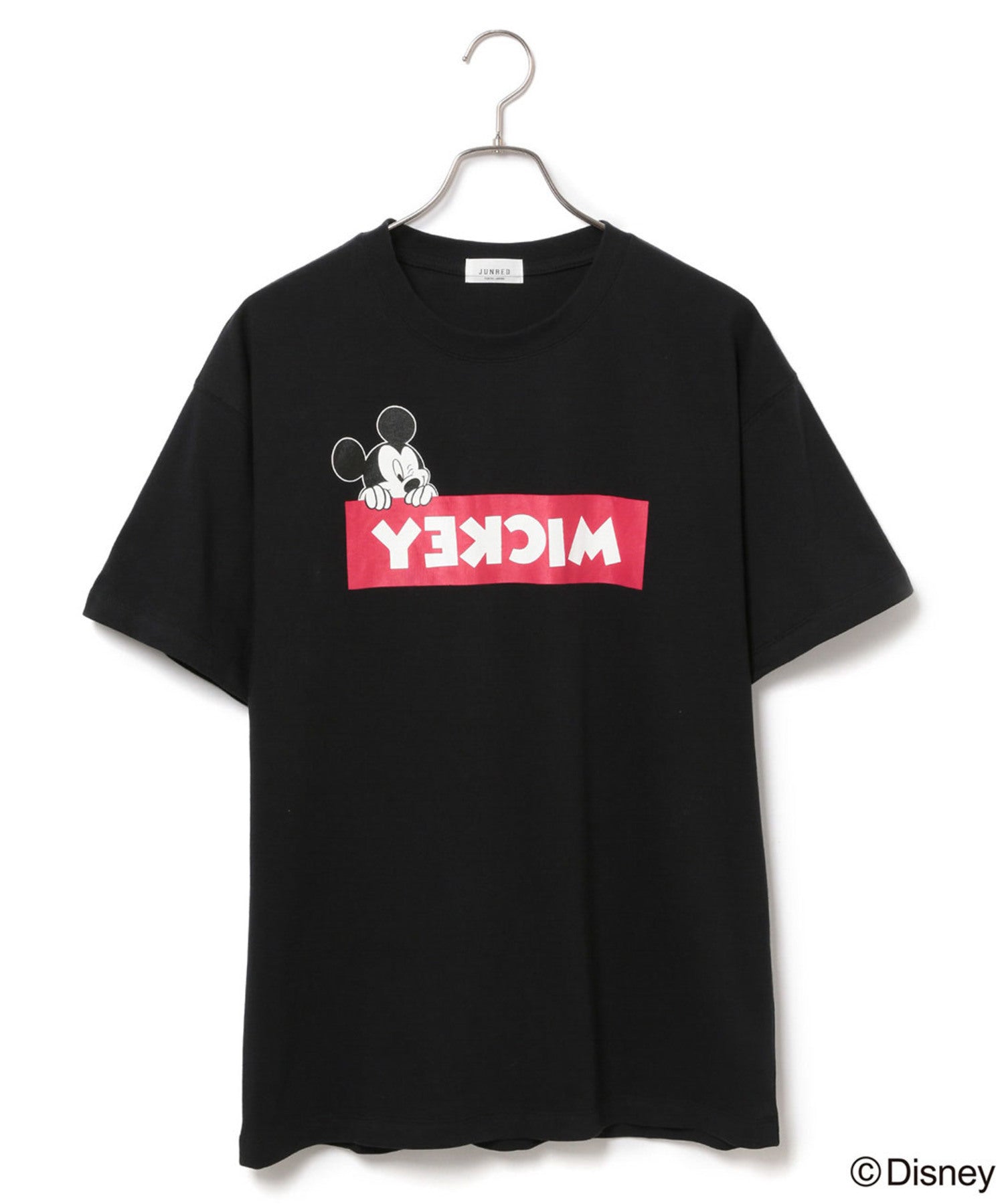 Junred Mickey Mouse ミッキーマウス Boxミラーミッキーロゴtシャツ トップス Tシャツ カットソー 通販 J Adore Jun Online