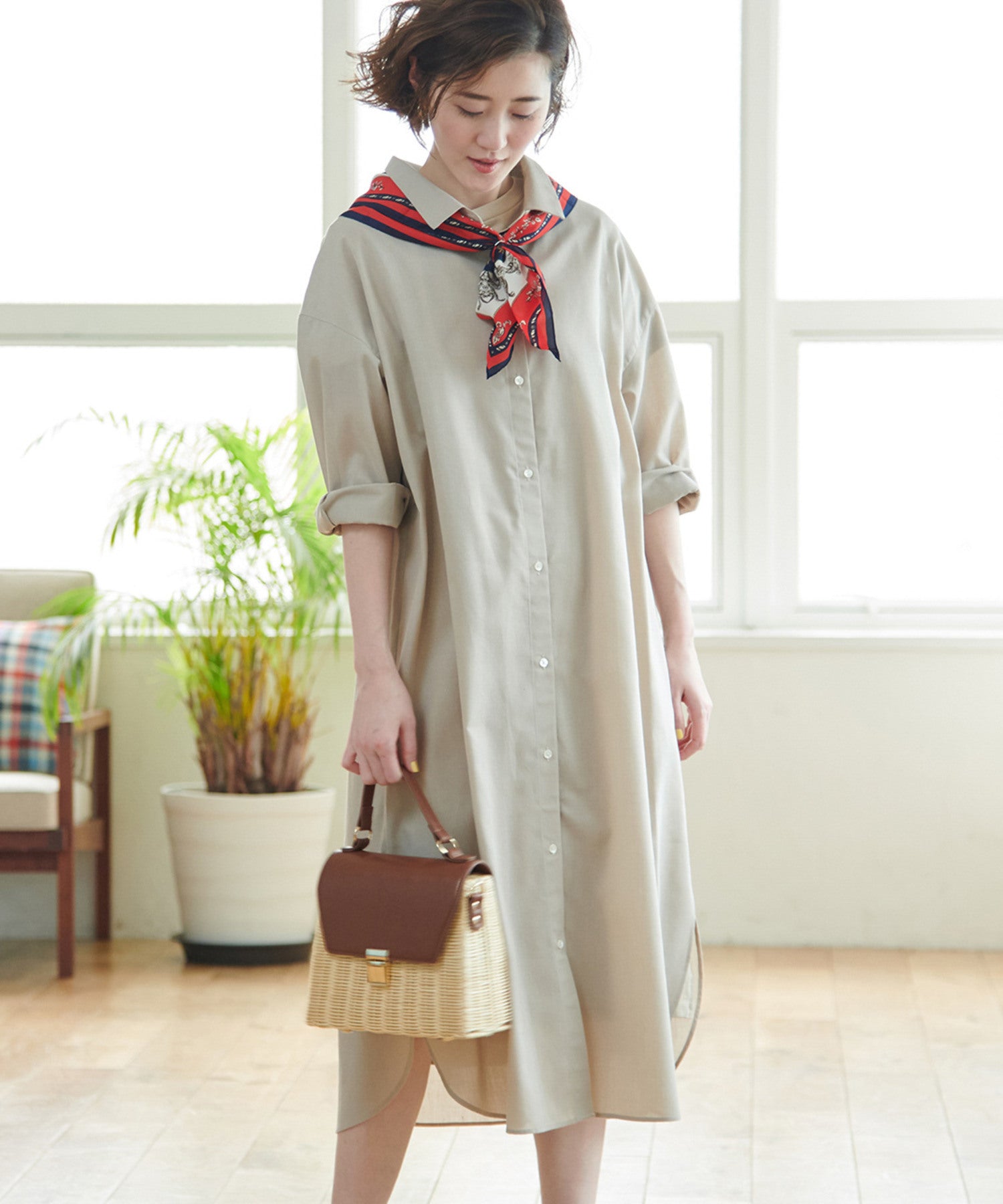 Rope Picnic フレンチリネン混シャツワンピース ワンピース シャツワンピース 通販 J Adore Jun Online