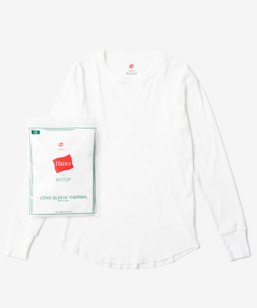 BIOTOP / 【Hanes for BIOTOP】LONG SLEEVE THERMAL (トップス / T