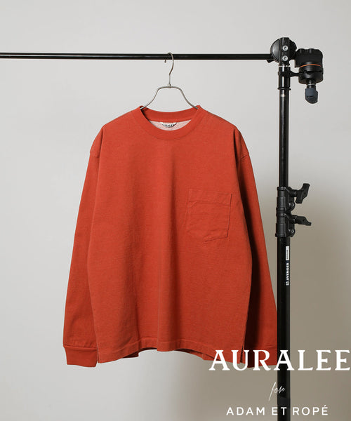 アダムエロペ【AURALEE】別注STANDUP L/S TEE