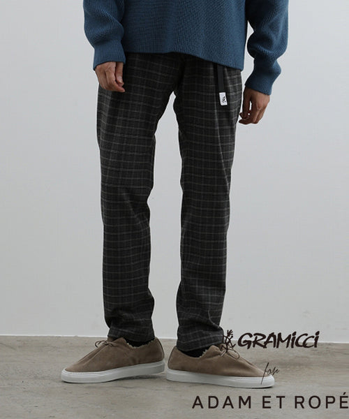 ADAM ET ROPÉ HOMME / 【GRAMICCI】別注 CHECK 1TUCK PANTS (パンツ