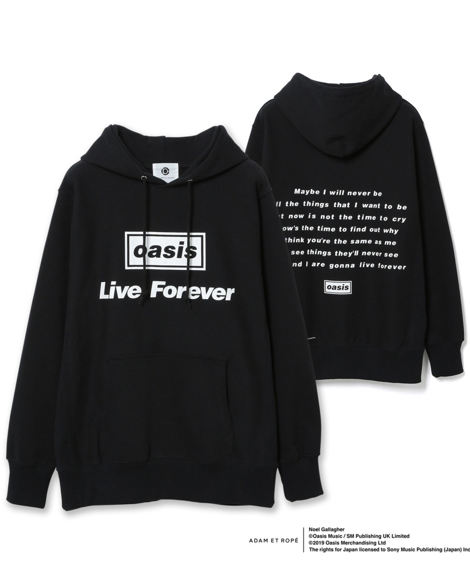 【oasis for ADAM ET ROPE'】SONG LYRICS PARKA/UNISEX