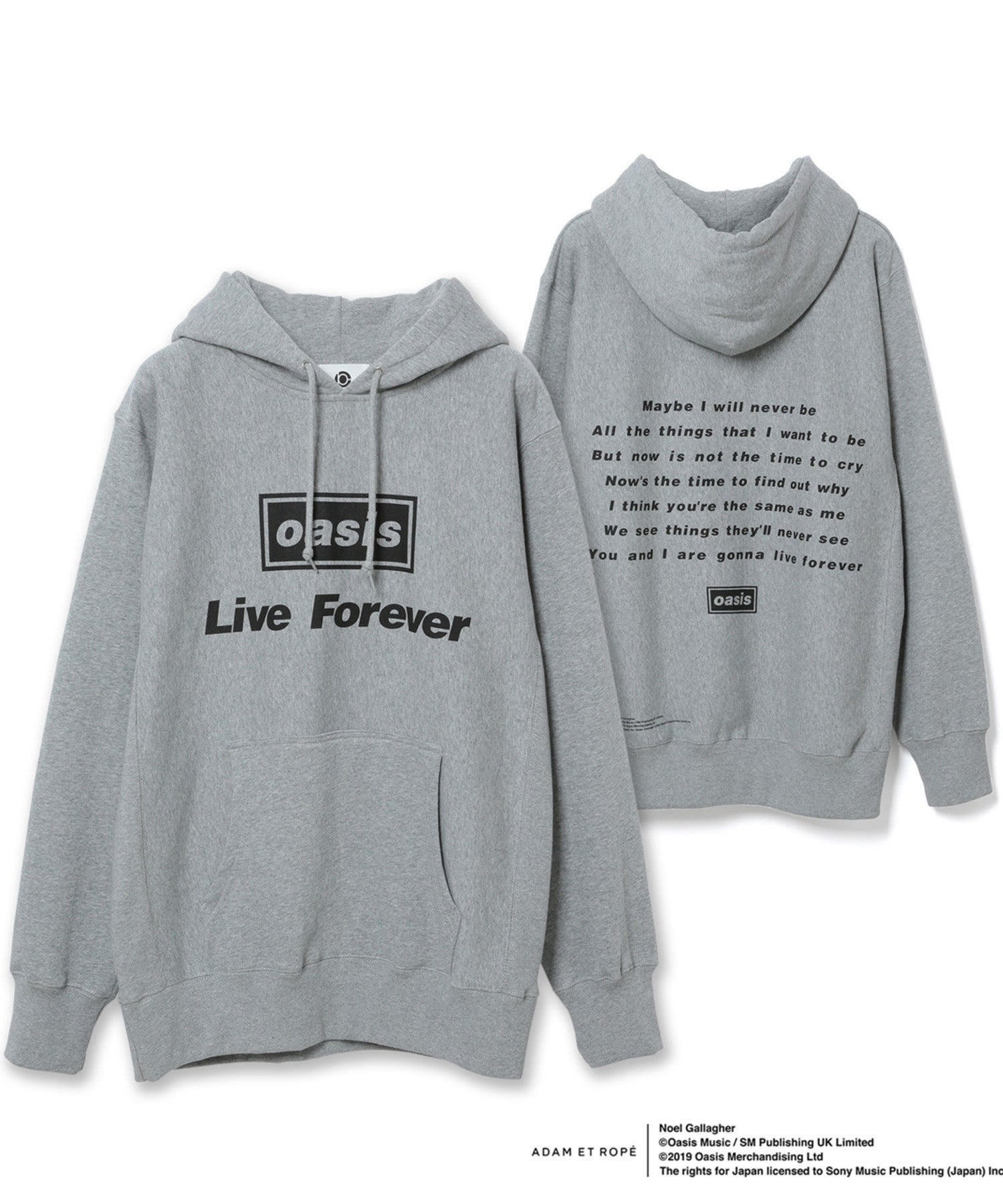 oasis for ADAM ET ROPE'】SONG LYRICS PARKA/UNISEX ｜ ADAM ET ROPE' | アダムエロペ  公式サイト