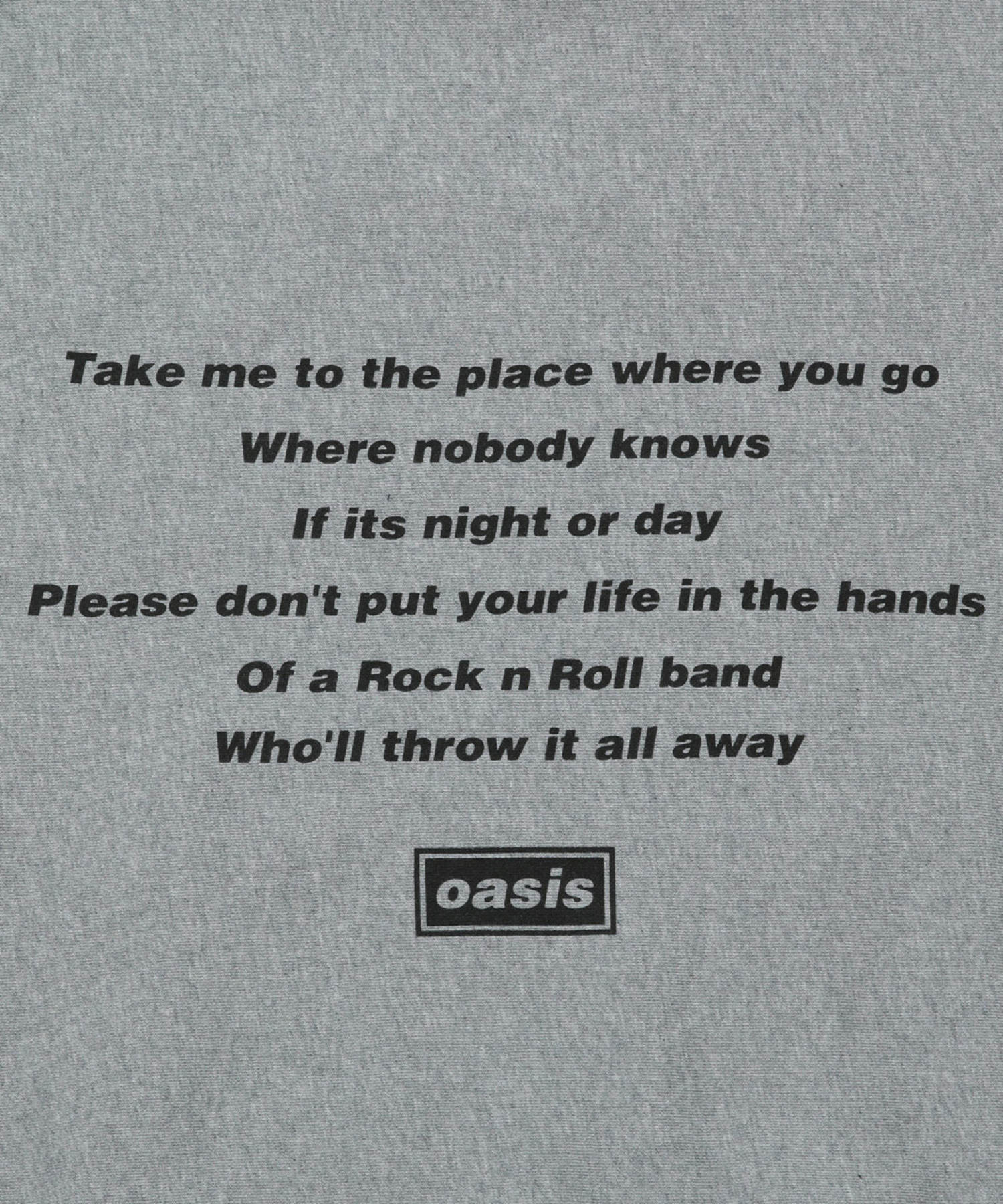 oasis for ADAM ET ROPE'】SONG LYRICS PARKA/UNISEX ｜ ADAM ET ROPE' | アダムエロペ  公式サイト