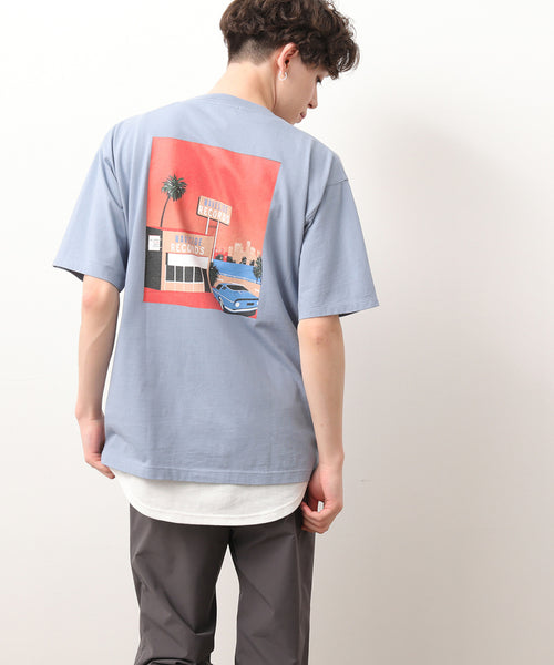 JUNRed / バックグラフィックプリントTシャツ (トップス / Tシャツ