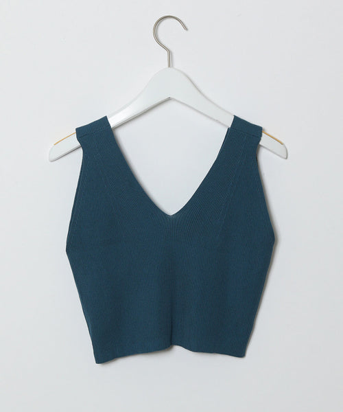 BIOTOP / WOMENS【AURALEE】HIGH GAUGE RIB KNIT V-NECK TANK