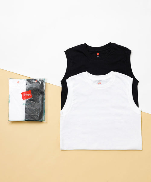 BIOTOP(ビオトープ) / 【Hanes for BIOTOP】Sleeveless T-Shirts/white ...