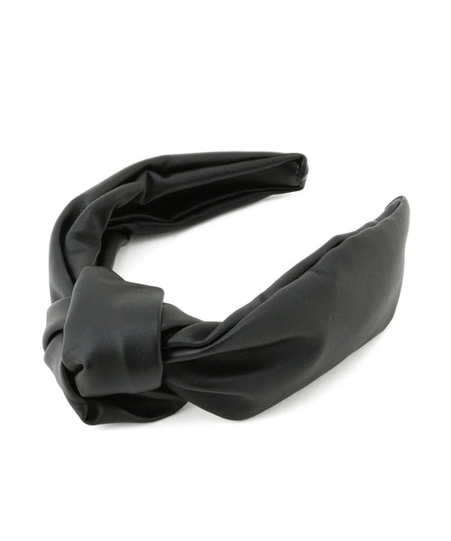 ADAM ET ROPÉ FEMME / 【MARZOLINE MILANO】Knot Eco Leather Headband